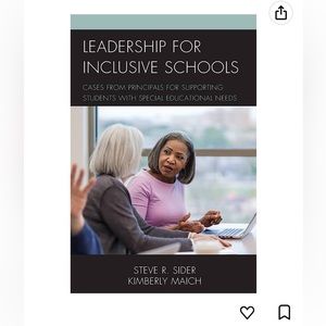 📚Book | NWT Leadership for Inclusive Schools: Real Cases from Real Leaders